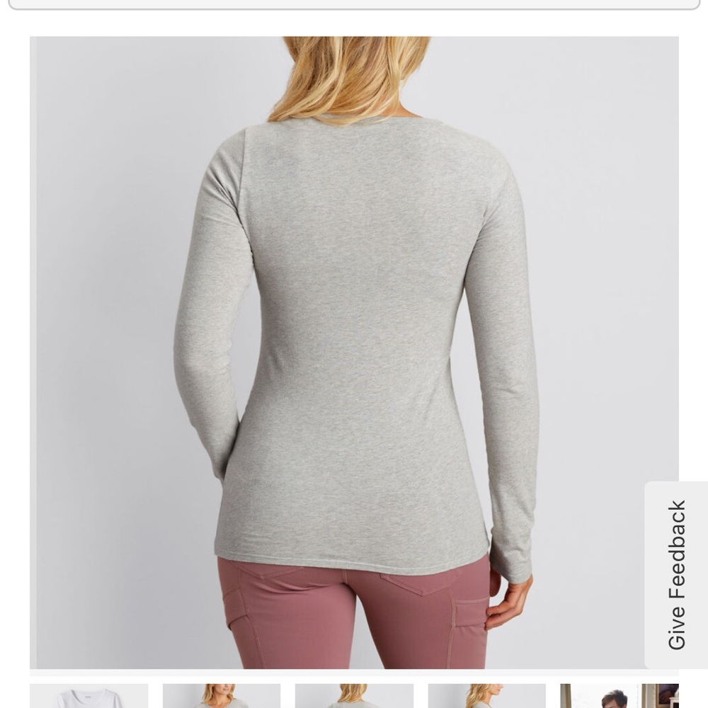 Duluth trading co large striped long sleeved tee - Picture 8 of 8
